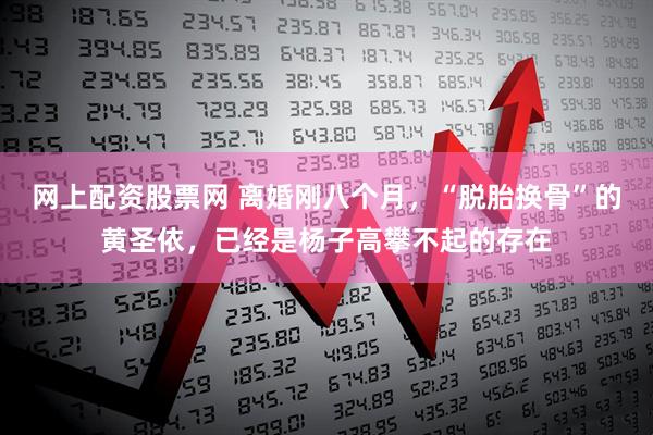网上配资股票网 离婚刚八个月，“脱胎换骨”的黄圣依，已经是杨子高攀不起的存在